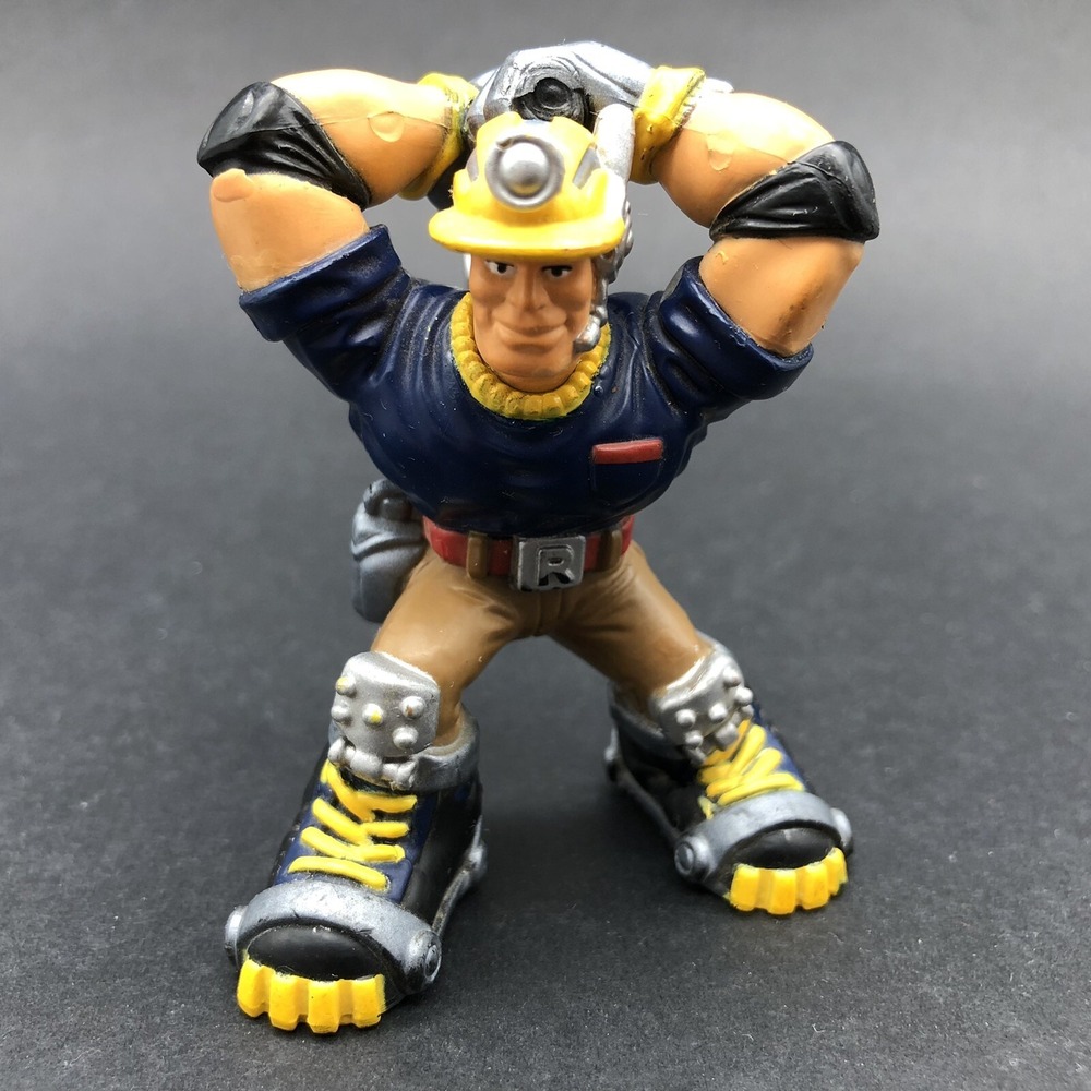Fisher Price Rescue Heroes Jack Hammer‎ G2884 Construction Figure 2003 2-5/8"
